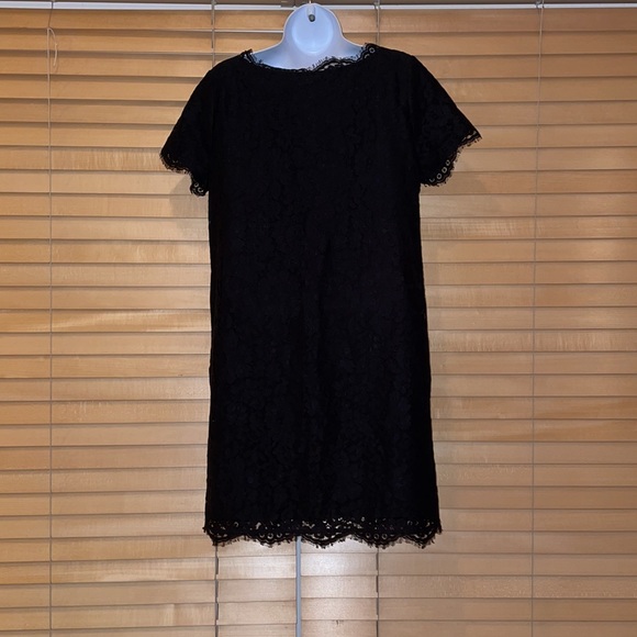 Joie Susina Black Scallop Lace Dress - Picture 9 of 12